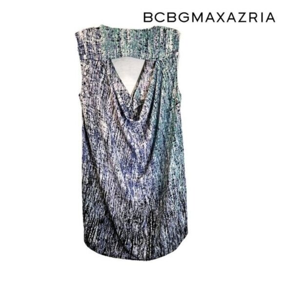 bcbgmaxazria Women's V-neck‎ Ruffle Front Sleeveless Top - Picture 2 of 6